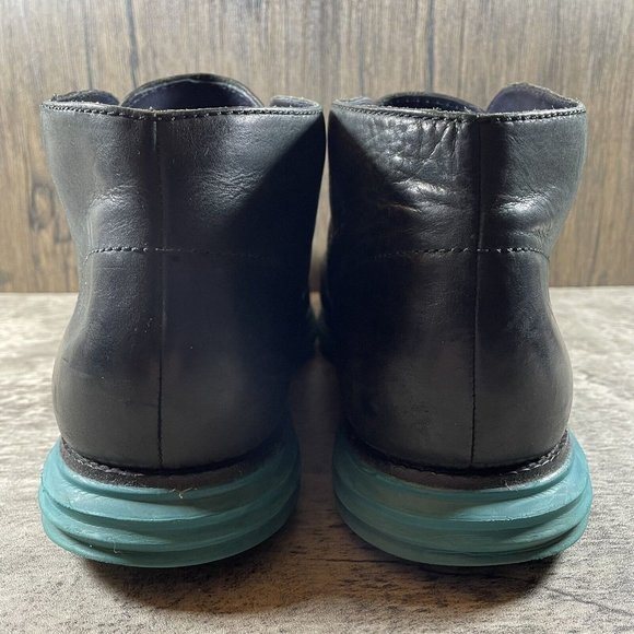 Cole Haan Lunargrand Men Size 12 M Chukka Suede Boot Casual Black Blue C11721 main image 4